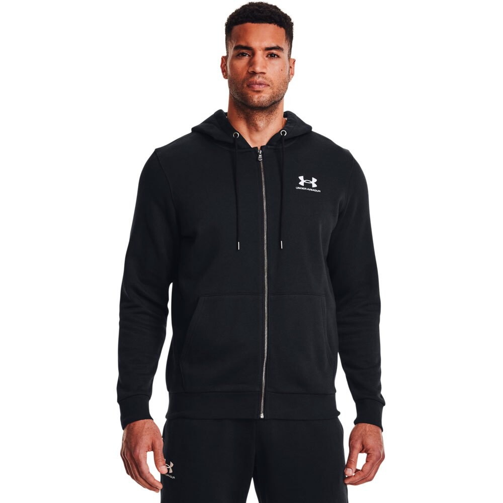 

Толстовка Under Armour Essential Fleece Full Zip, черный