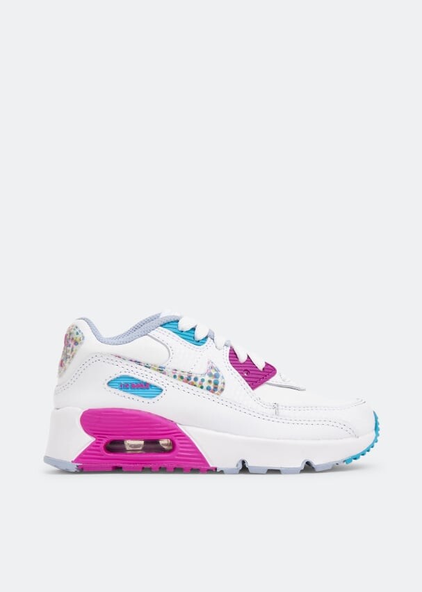 

Детские кроссовки Nike Air Max 90 LTR SE, бело-розовый