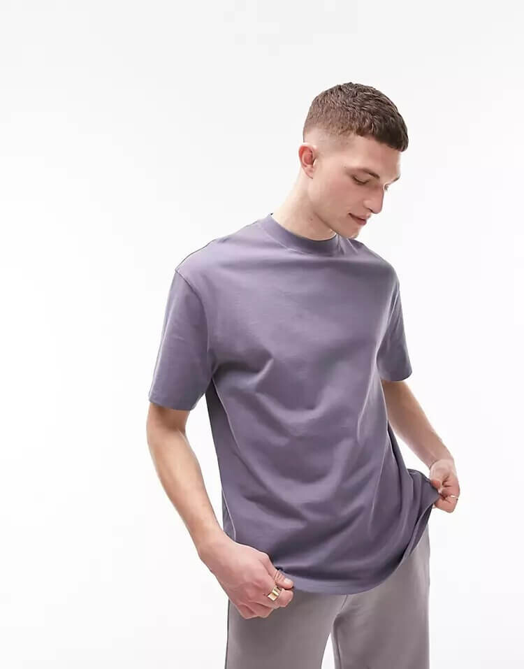 

Футболка Topman Oversized Fit, серый