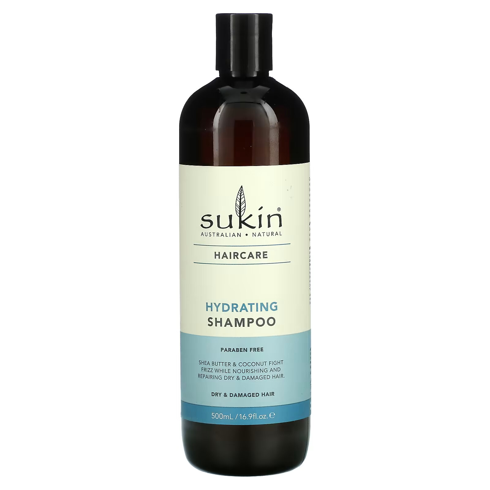 Sukin, Увлажняющий шампунь, для сухих и поврежденных волос, 500 мл (16,9 жидк. унций) sukin увлажняющий кондиционер для сухих и поврежденных волос 500 мл 16 9 жидк унции