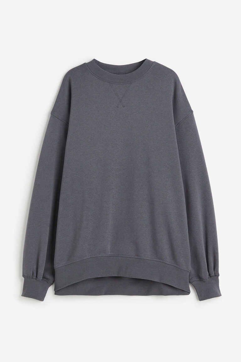 

Толстовка оверсайз H&M, темно-серый