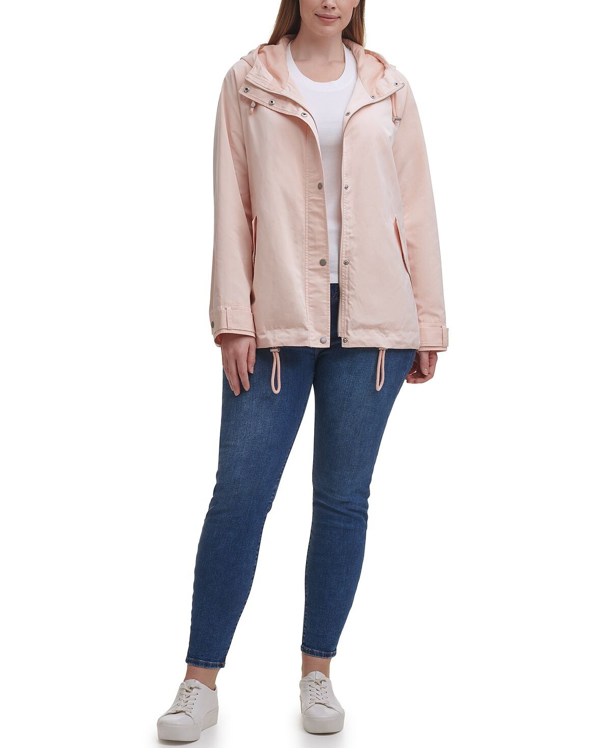 

Модная куртка-дождевик с капюшоном больших размеров Levi's, мульти