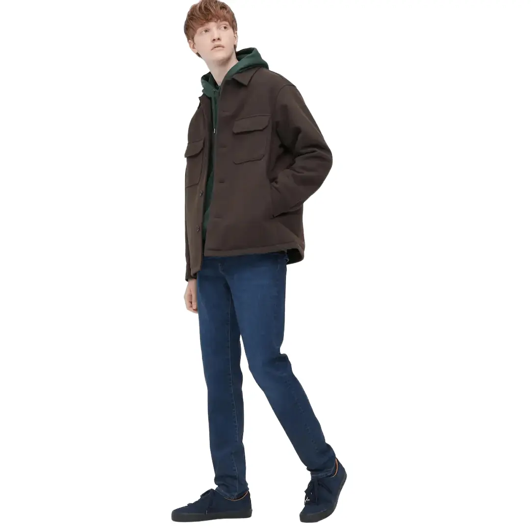 

Джинсы Uniqlo Heattech Ultra Stretch Slim Fit, темно-синий