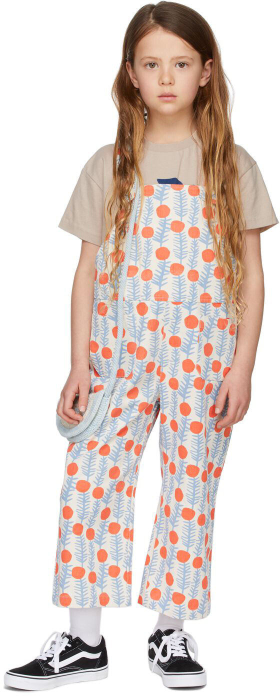

Детский комбинезон Off-White с оранжевыми точками Candy Jellymallow