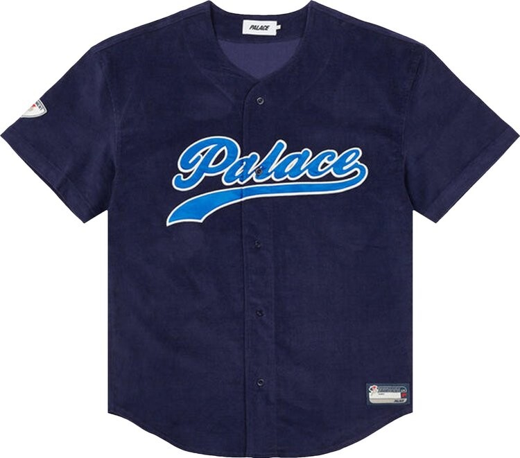 

Футболка Palace Cord Baseball Jersey 'Navy', синий