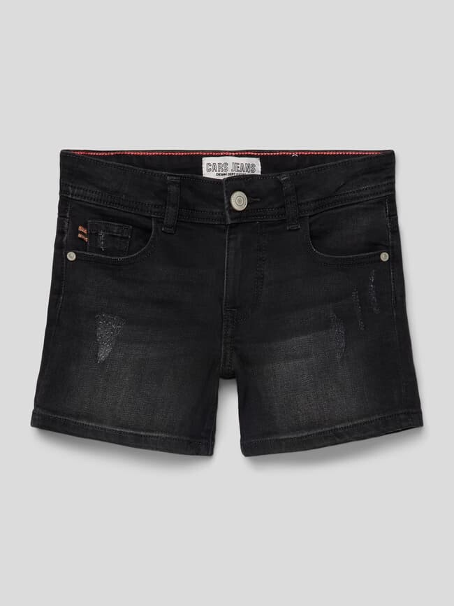 

Шорты-бермуды в подержанном стиле, модель «Нейтири» CARS JEANS, черный