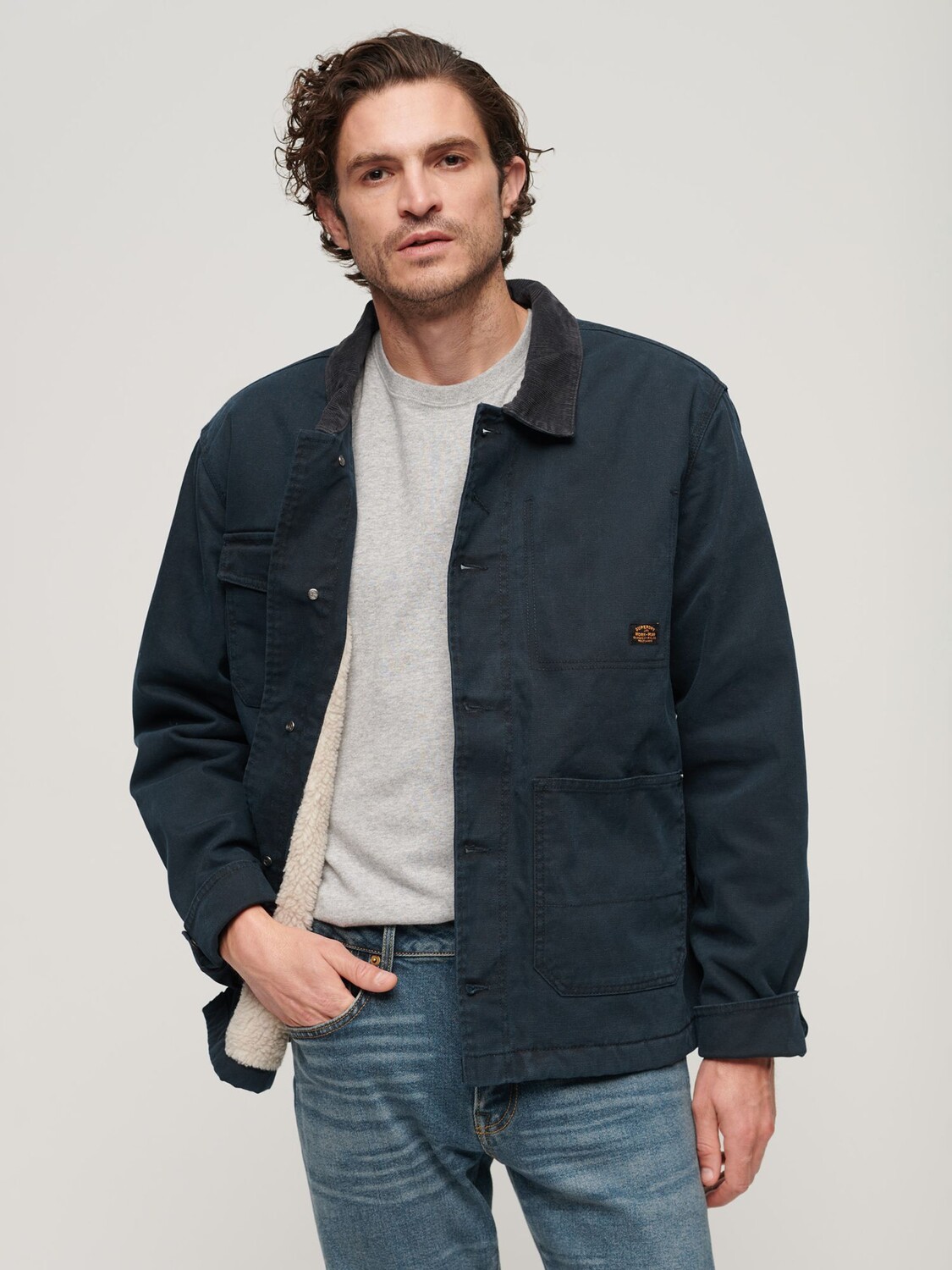

Куртка-ранчо для спецодежды Superdry, самый темный флот