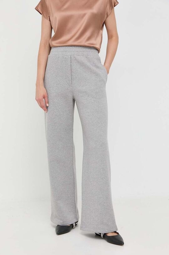 

Хлопковые спортивные брюки Weekend Max Mara, серый