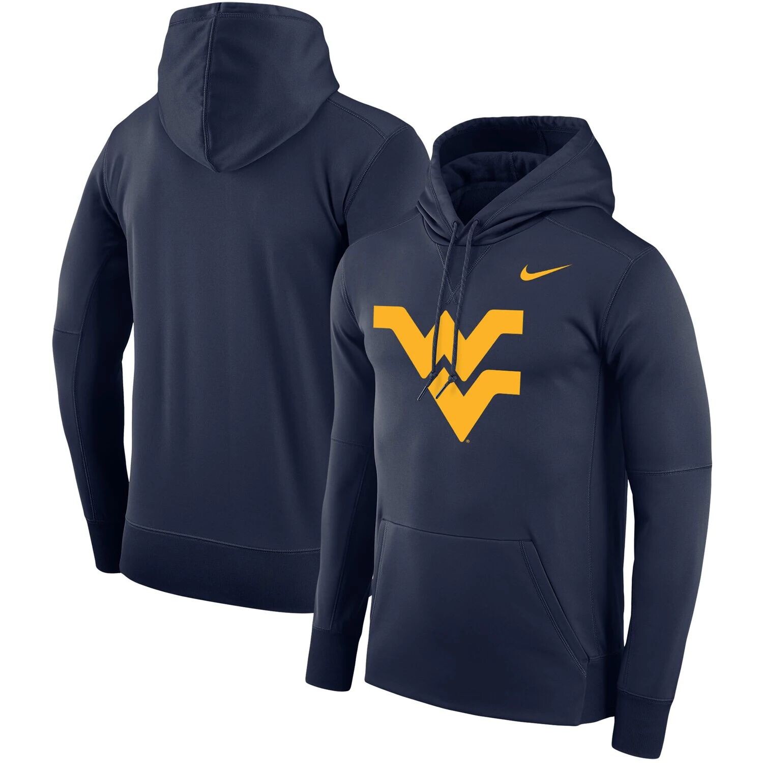 

Мужской темно-синий пуловер с капюшоном и логотипом West Virginia Mountaineers Big & Tall Legend Primary Nike
