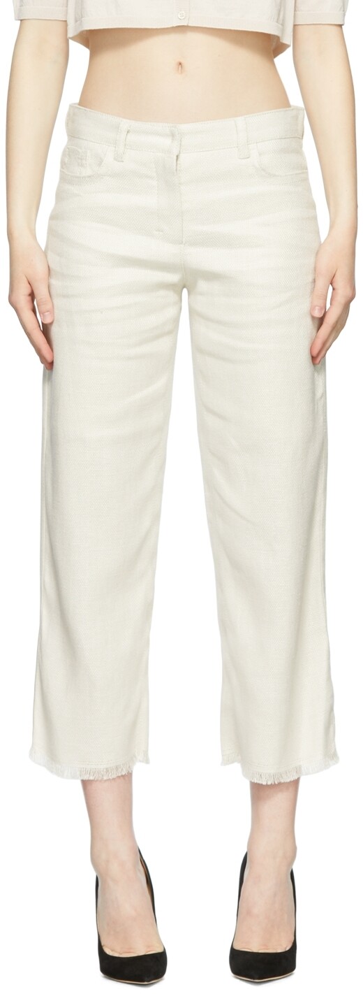 

Бежевые брюки Franci S Max Mara, Бежевый