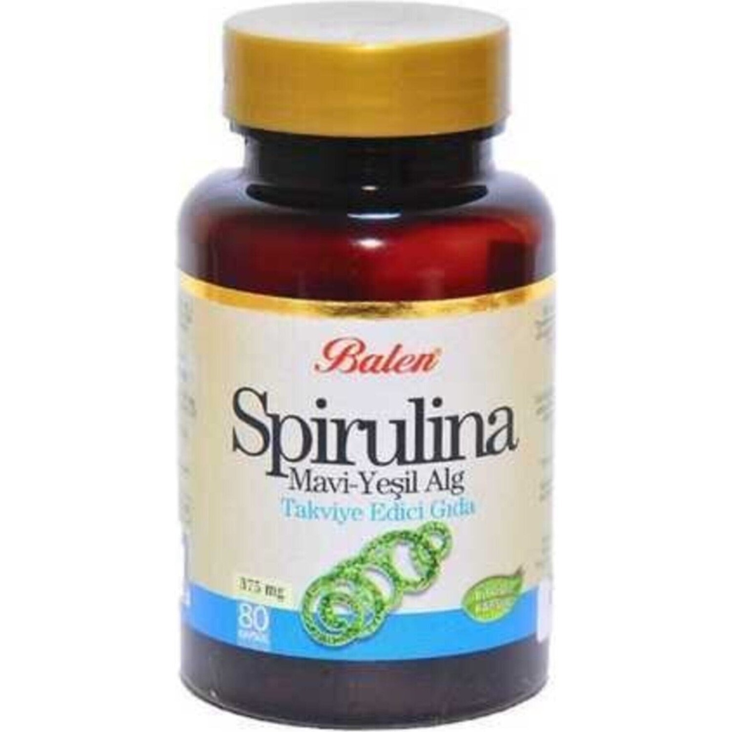 

Balen Spirulina Seaweed Pill 80 Capsules X 375 Mg Sprulina