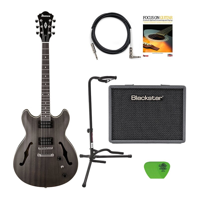 

Полуакустическая электрогитара Ibanez AS53 Artcore (черная) с комплектом Blackstar Ibanez AS53 Artcore Semi-Hollow Electric Guitar (Black) with Blackstar Bundle