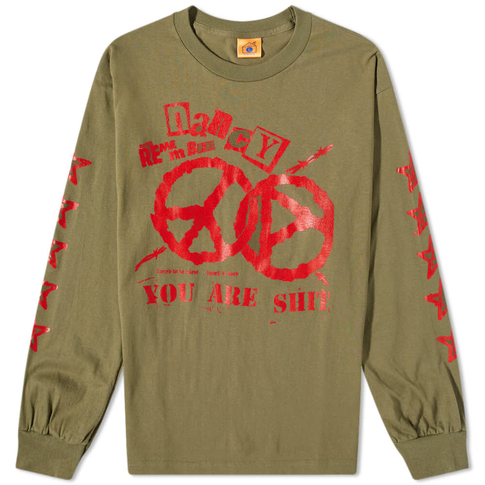 

Футболка Nancy Long Sleeve World Peace Tee, Коричневый