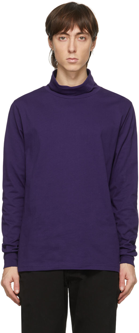 

Пурпурная водолазка с подвернутым воротником PS by Paul Smith