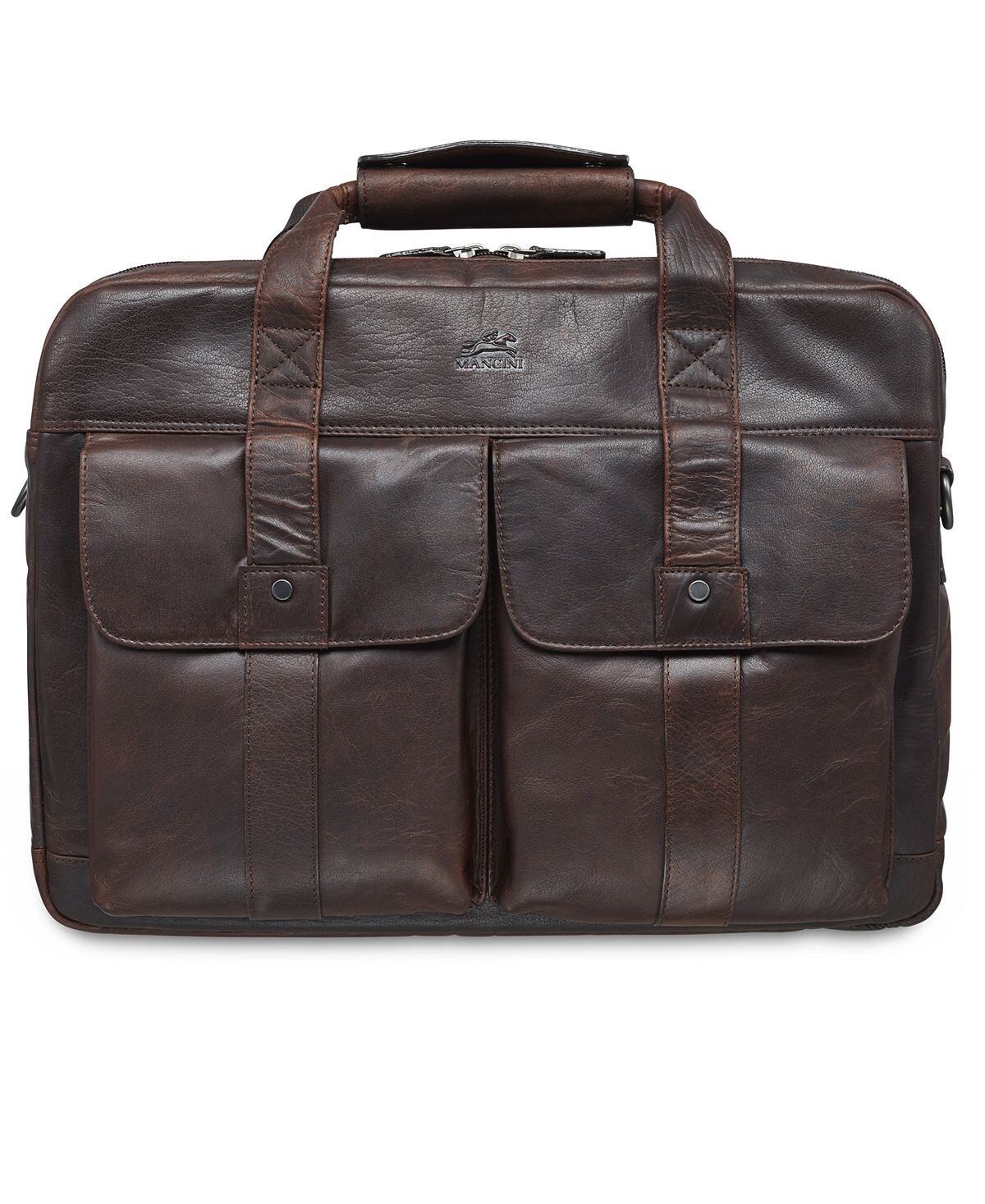 

Портфель для ноутбука с двумя отделениями buffalo collection Mancini, коричневый