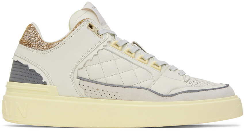 

Белые кроссовки B-Court Balmain