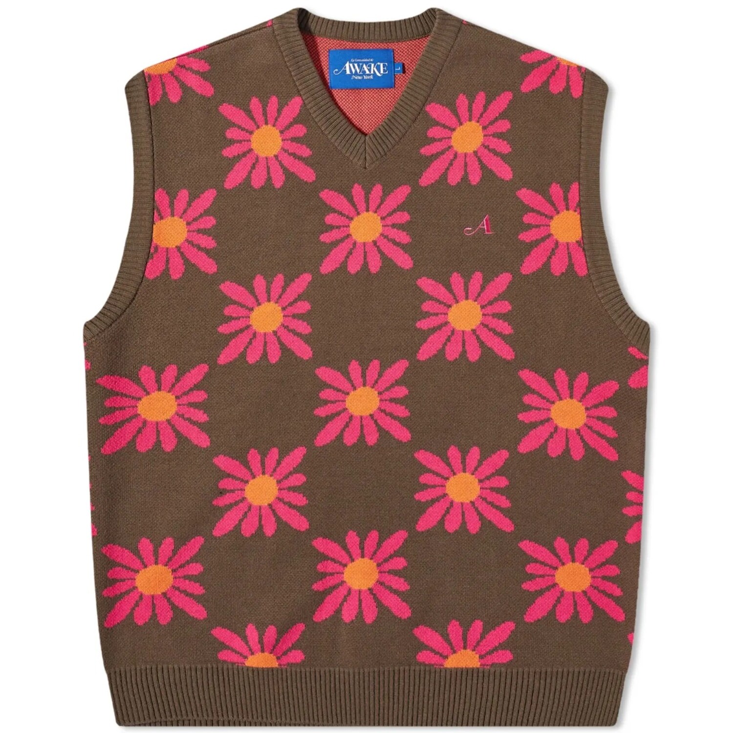 

Жилет-свитер Awake Ny Floral Sweater, коричневый