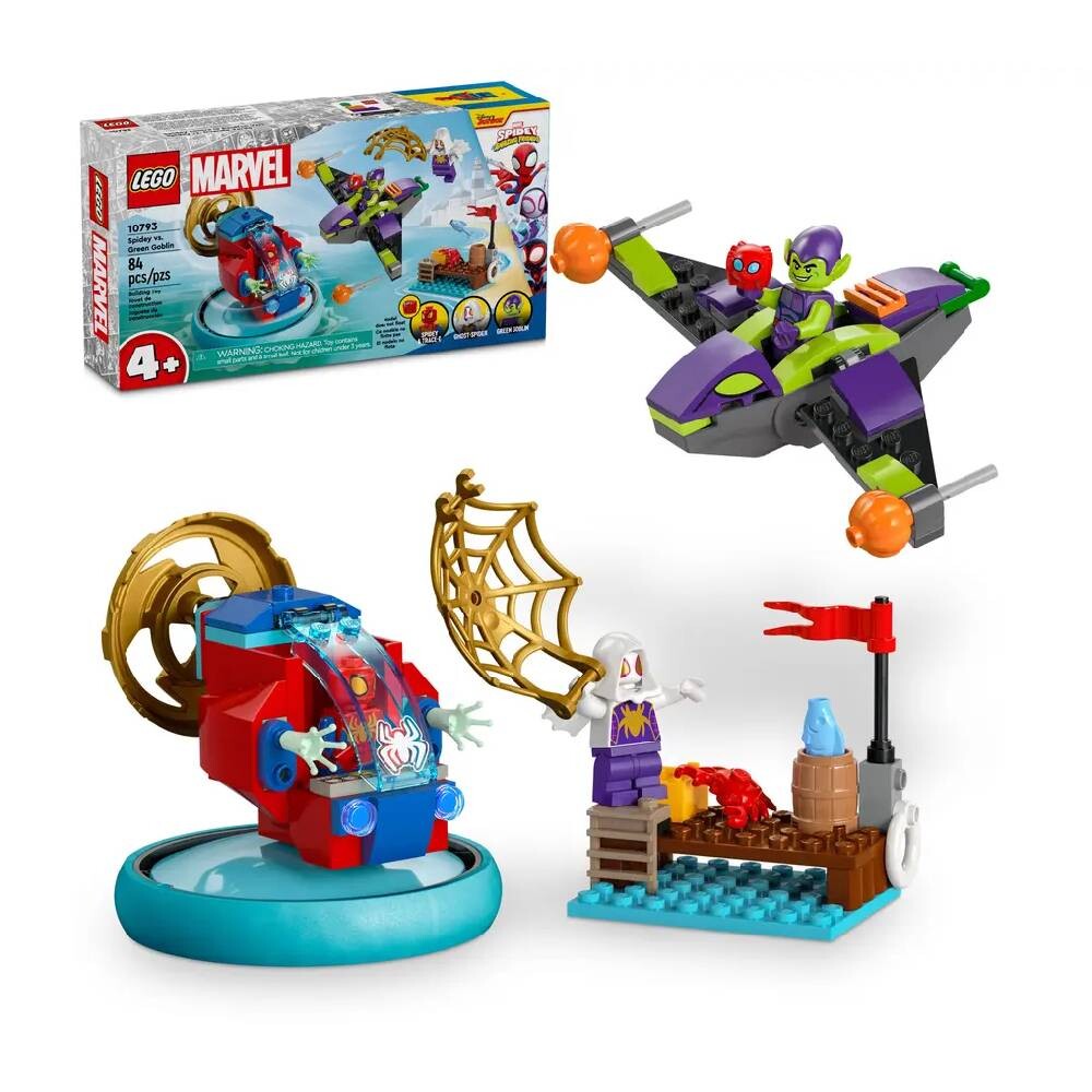 

Конструктор Lego Spidey Vs Green Goblin, 84 детали