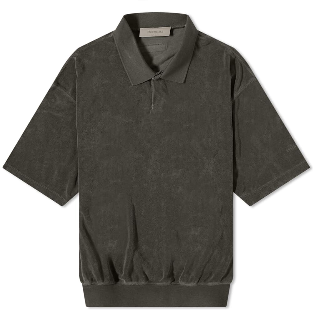 

Футболка Fear of God Essentials Short Sleeve Polo, Серый