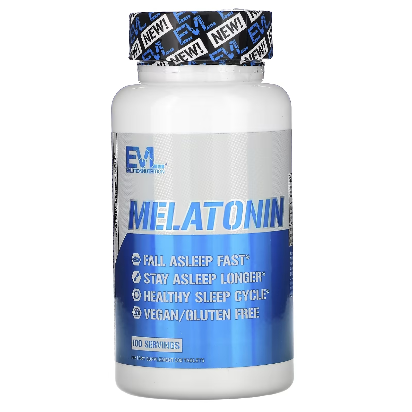 EVLution Nutrition Мелатонин 5 мг, 100 таблеток