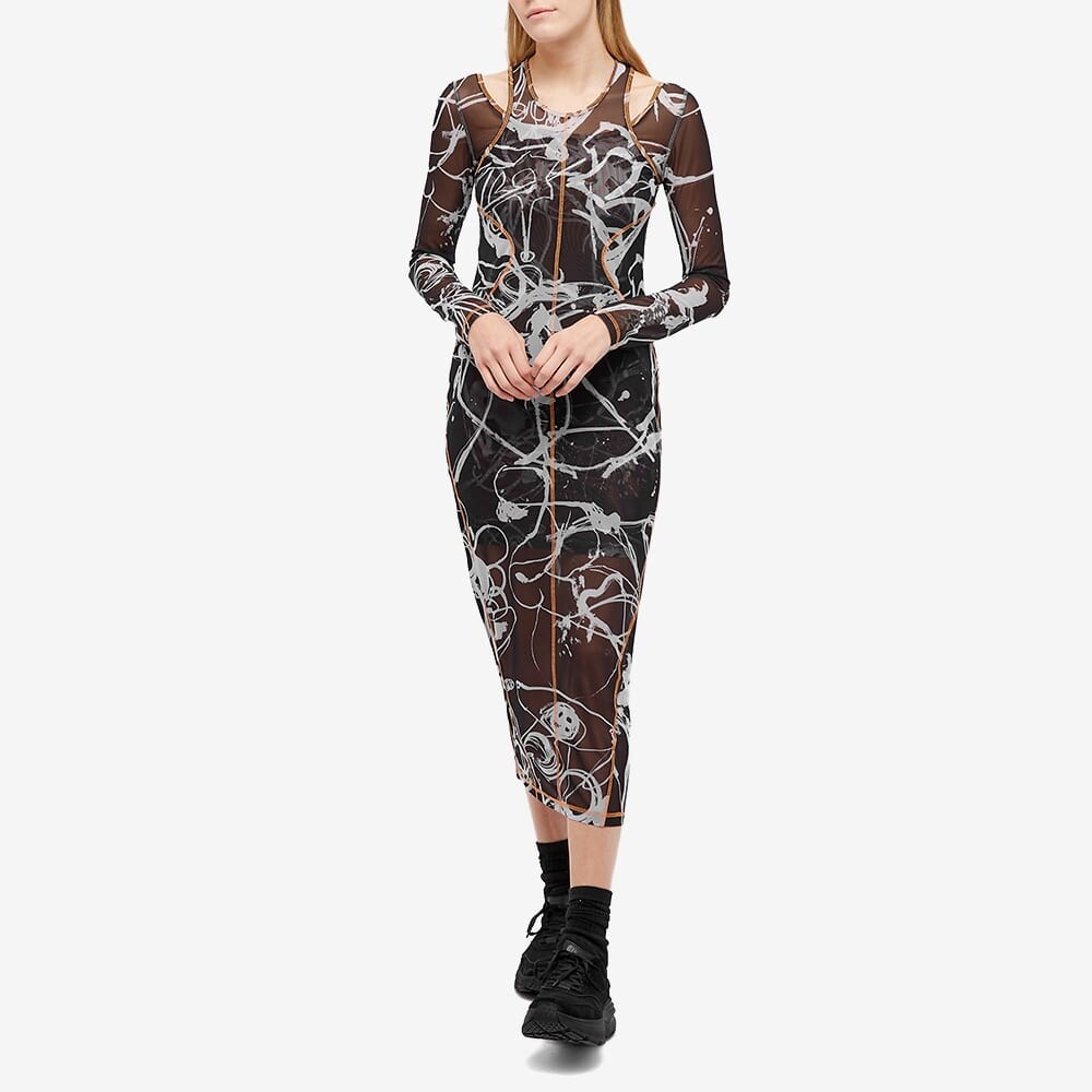 

Платье McQ Long Sleeve Mesh Dress