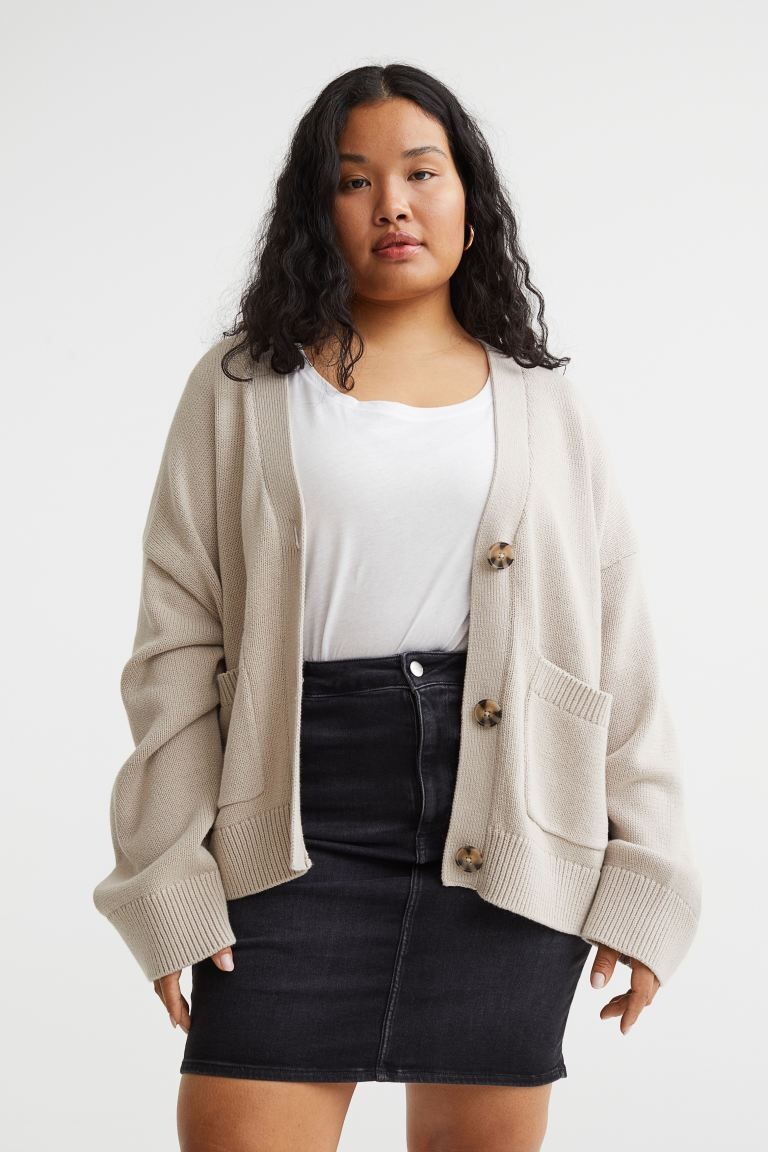 

Джинсовая юбка H&M+ True To You, черный