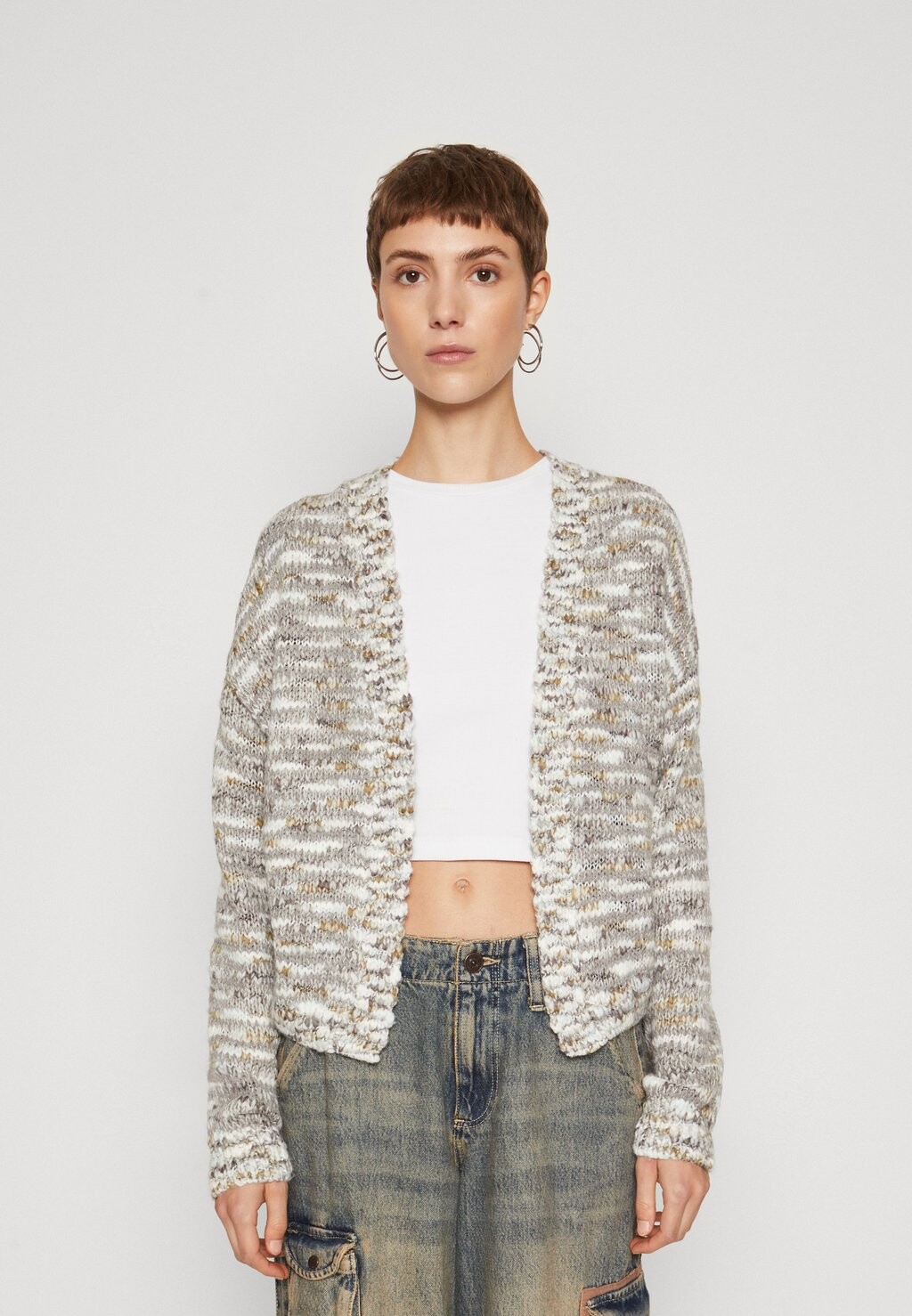 

Куртка Cotton On ФЛЕК КАРДИГАН, цвет grey multi