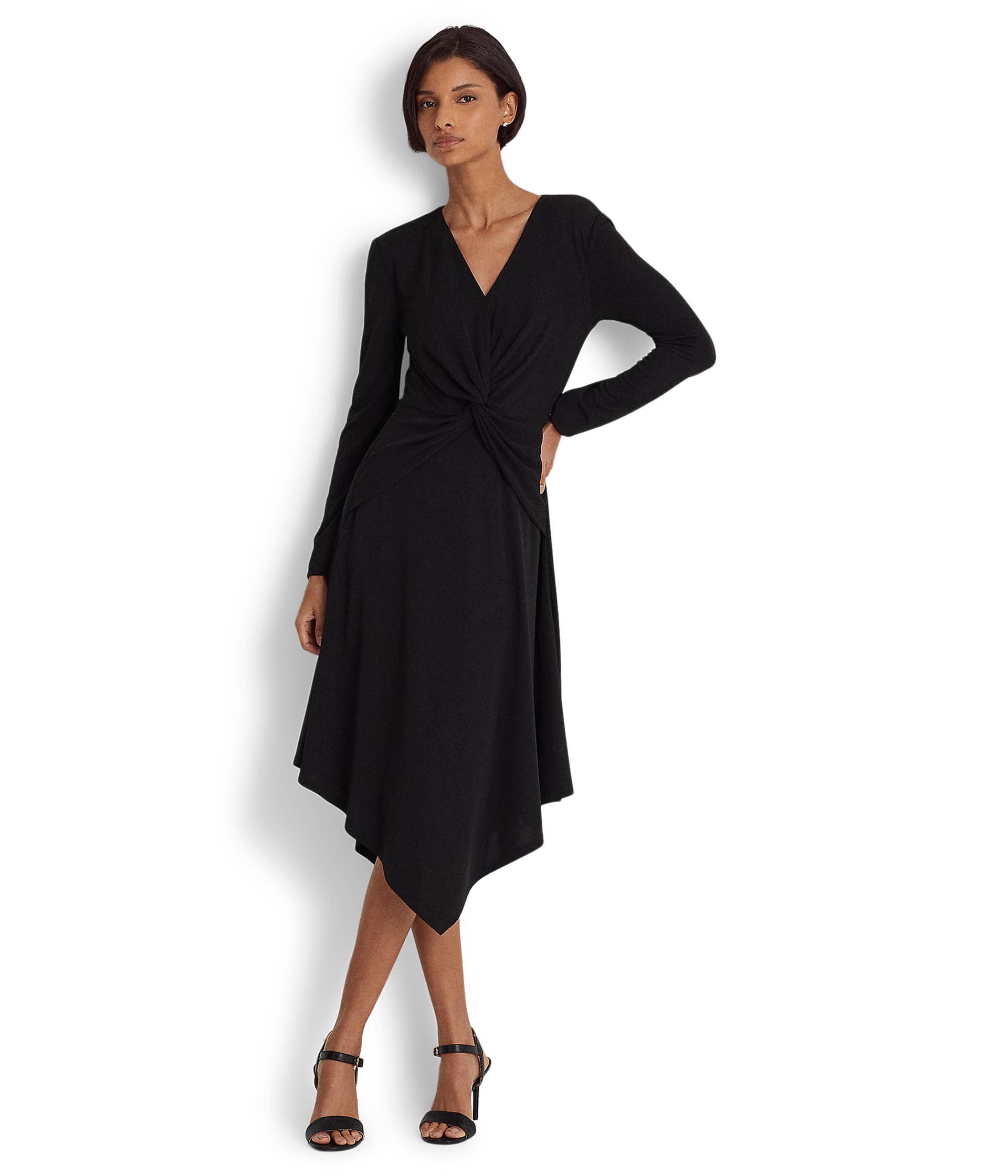 Платье LAUREN Ralph Lauren, Twist-Front Jersey Dress кроссовки polo ralph lauren adventure unisex black