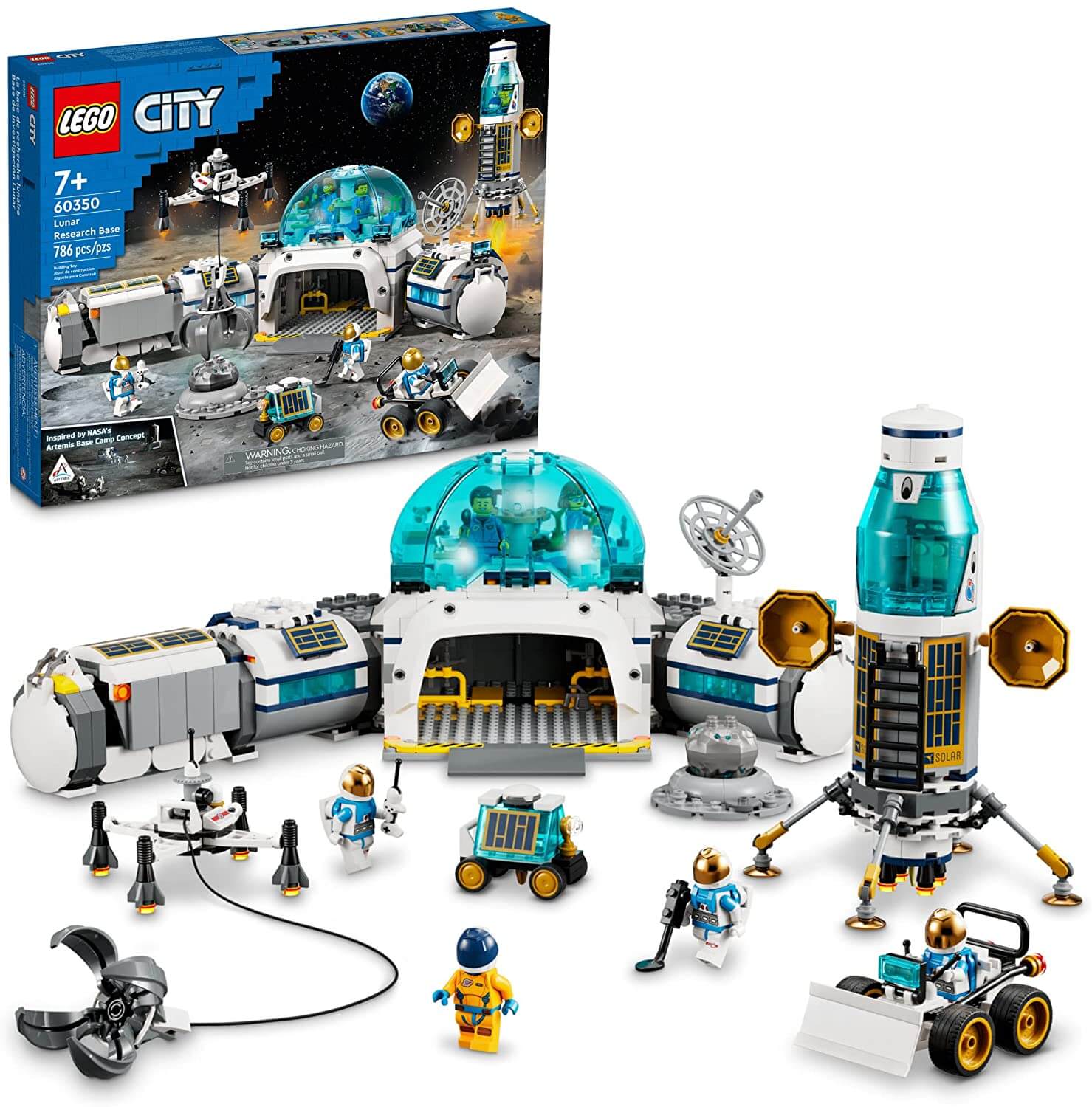 цена Конструктор LEGO City Space Port 60350 Лунная научная база