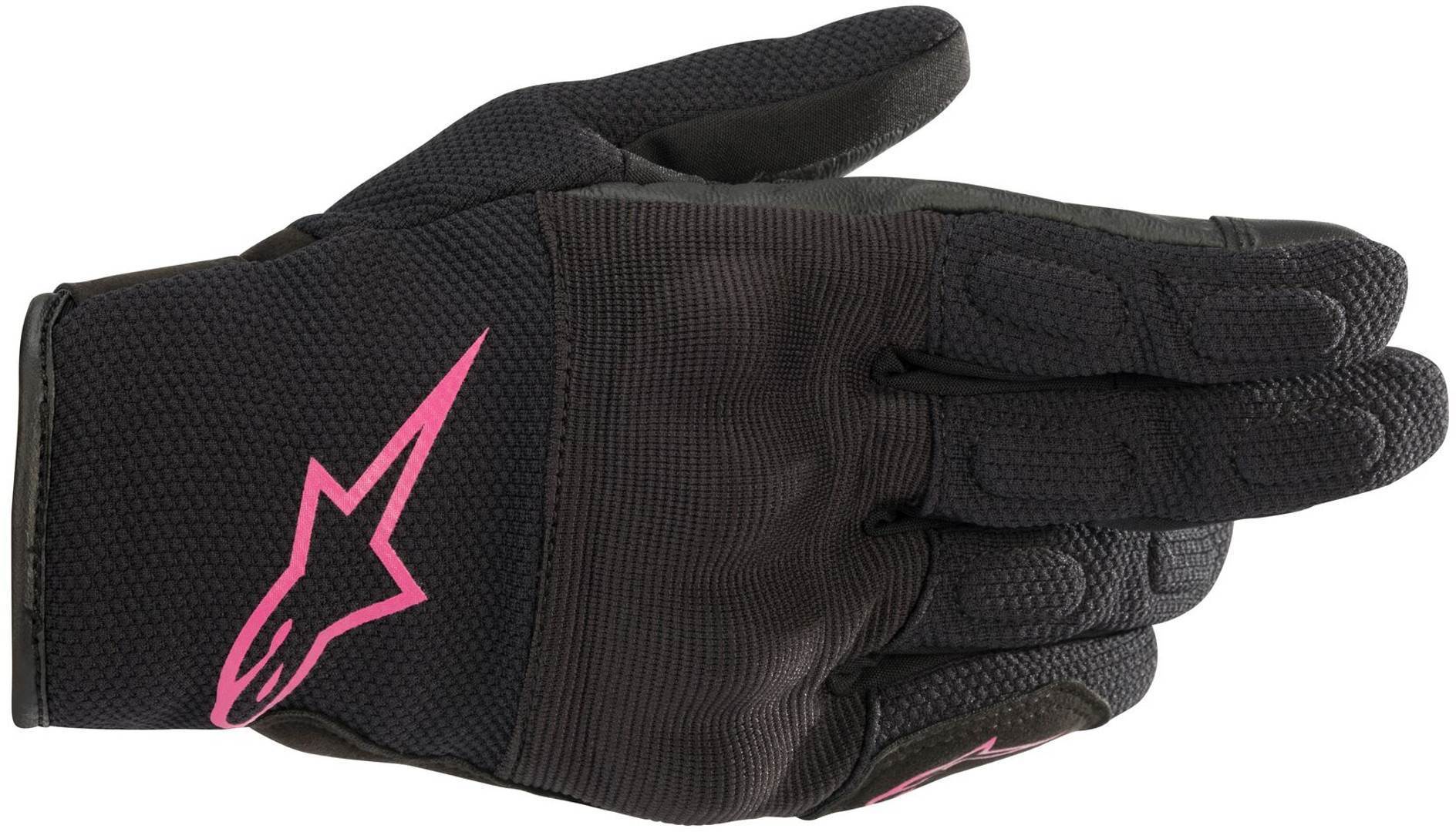 Женские водонепроницаемые мотоциклетные перчатки Alpinestars Stella S Max Drystar, черный/розовый фото