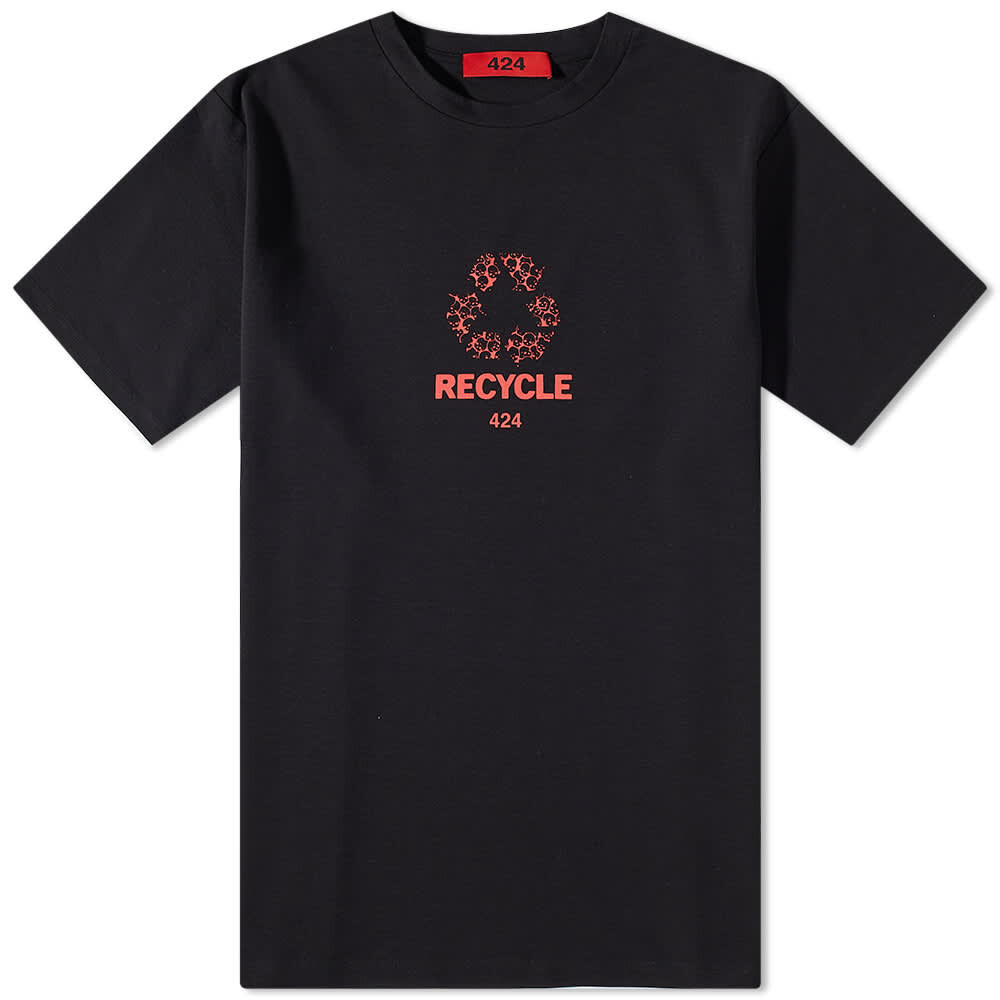 

Футболка 424 Recycle Logo Tee, Черный