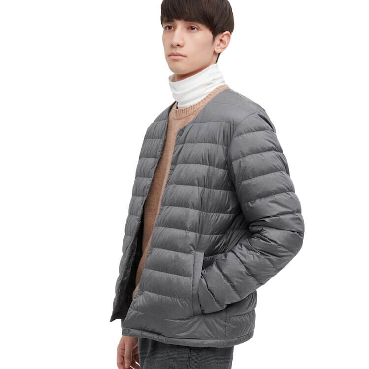 

Ультралегкий пуховик Uniqlo, серый