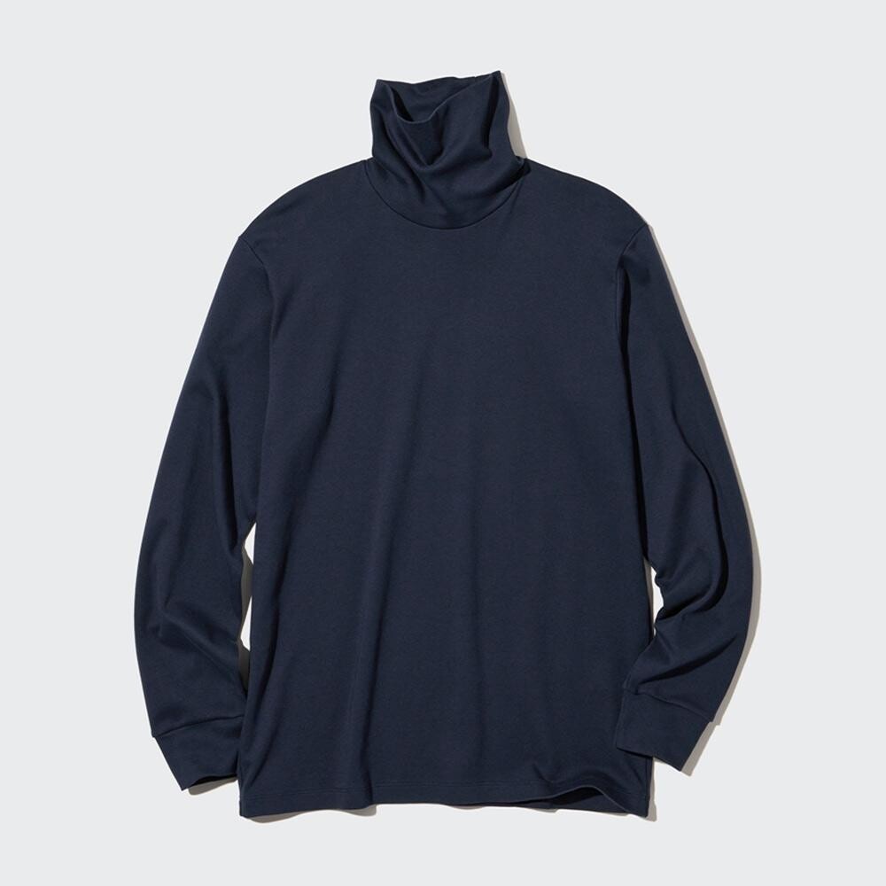 

Футболка хлопковая унисекс Uniqlo, синий
