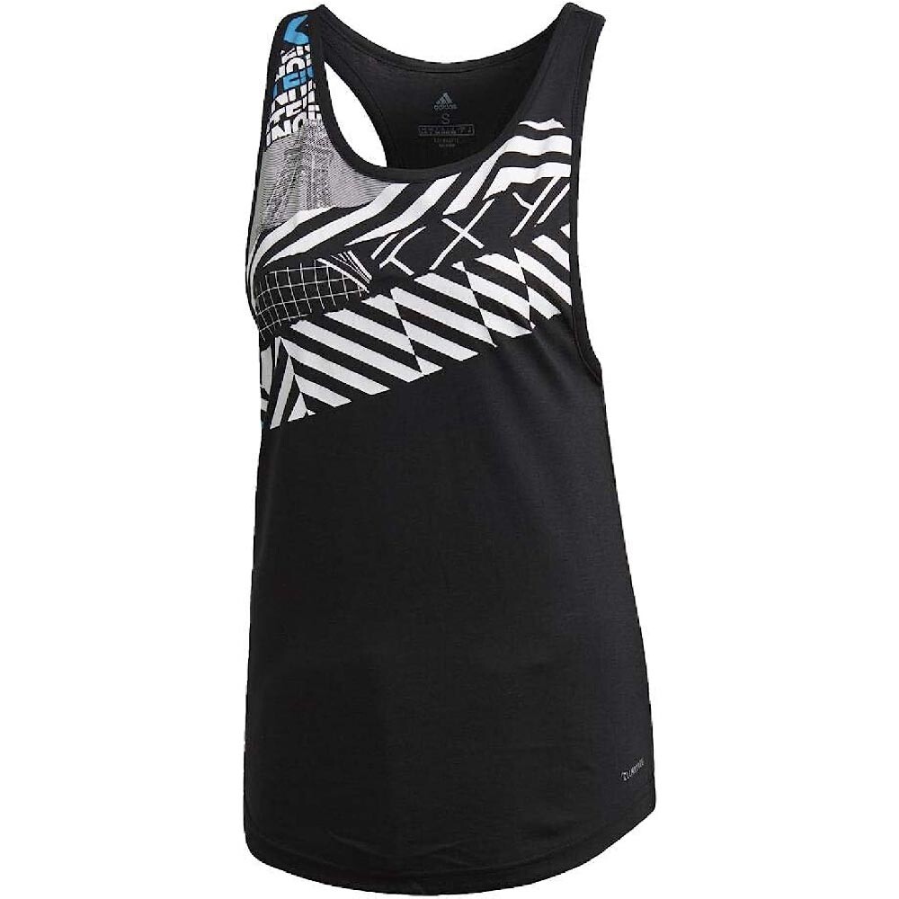 

Топ adidas Women's Paris Tank, черный/белый
