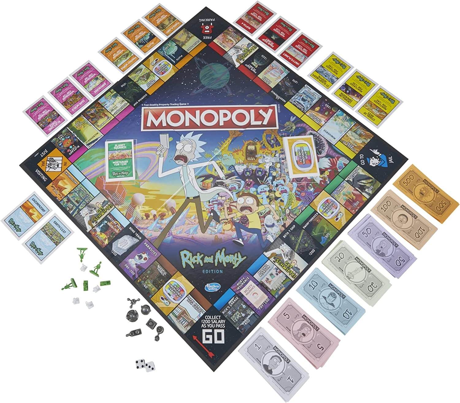 Заказать Настольная игра Hasbro Gaming Monopoly: Rick and Morty Edition –  цены, описание и характеристики в «CDEK.Shopping»