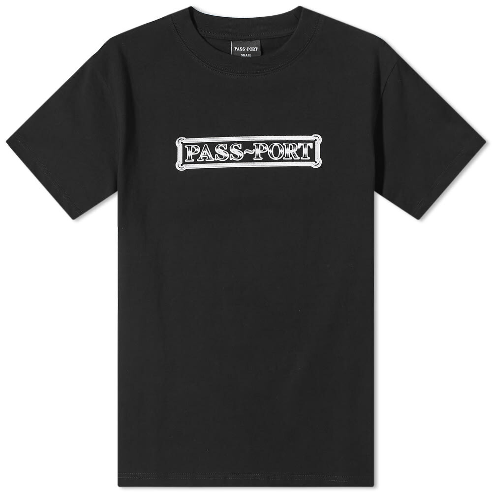 

Футболка Pass~Port Plaque Tee, Черный