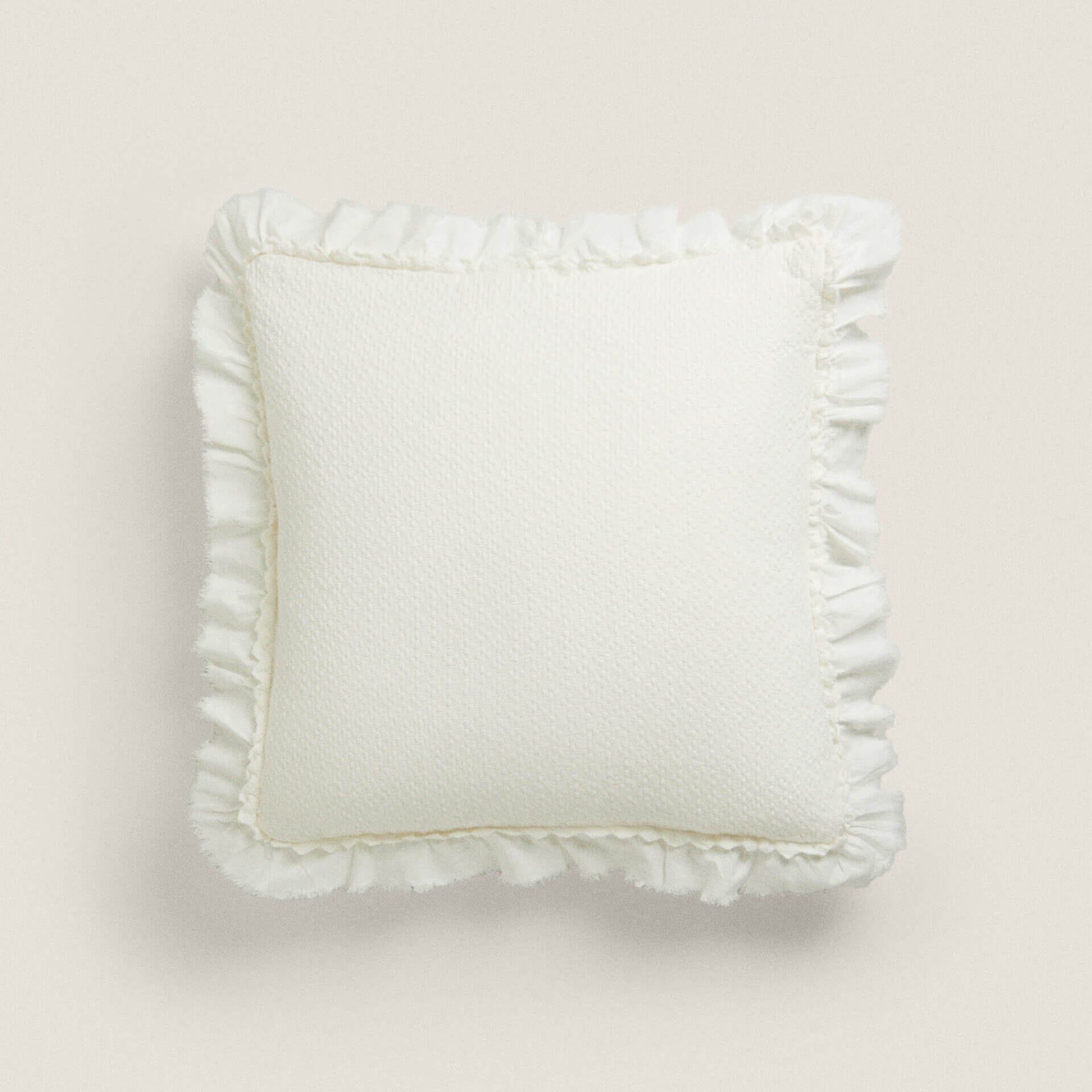 Детский чехол для подушки Zara Home Crochet Jacquard, белый