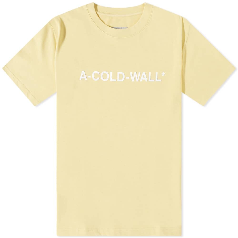 

Футболка A-COLD-WALL* Essential Logo Tee, Желтый