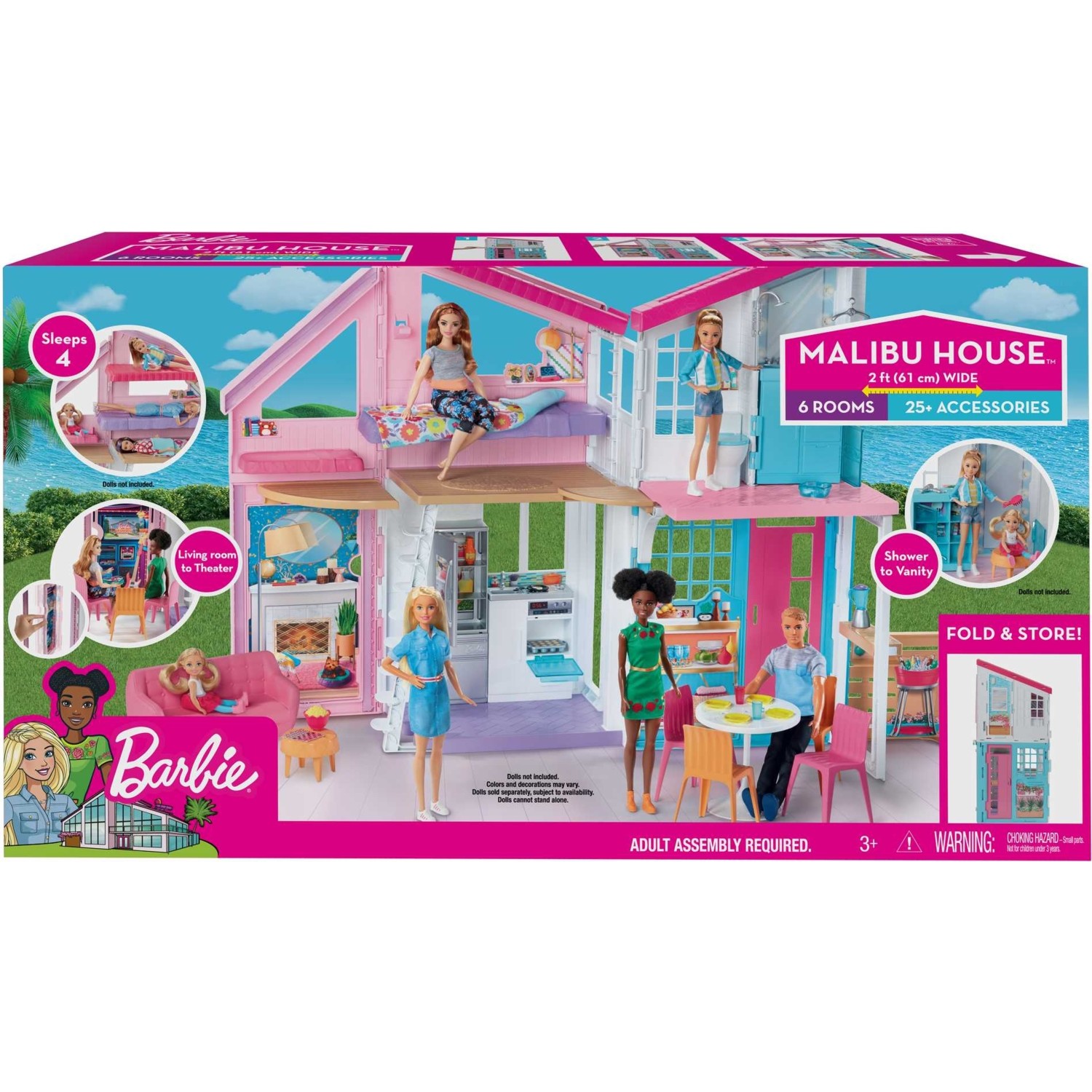 Дом Barbie FXG57 – купить из-за границы через сервис «CDEK.Shopping»