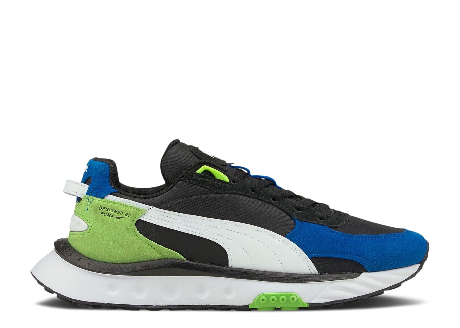 

Кроссовки Puma Wild Rider 'Rollin' - Future Blue Green', синий