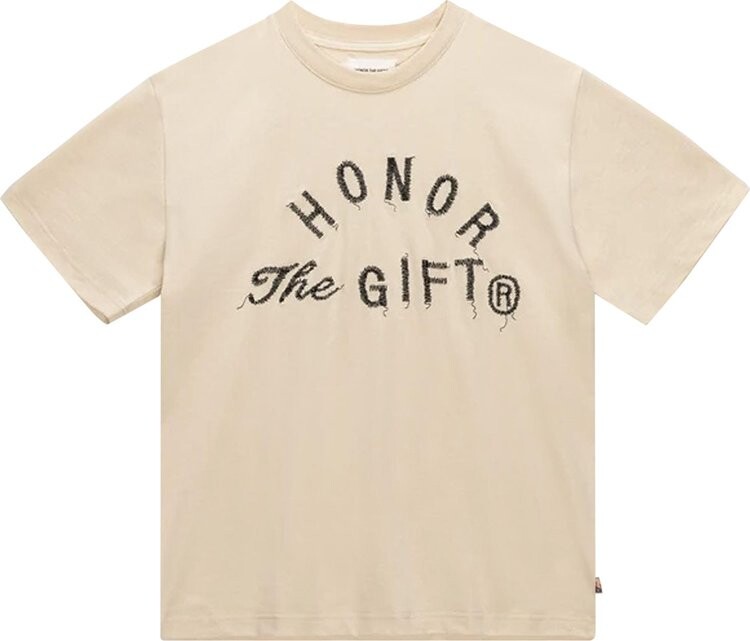 

Футболка Honor The Gift Weathered Tee 'Cream', кремовый, Бежевый