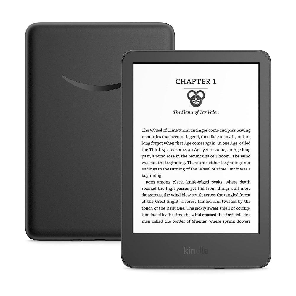 Электронная книга Amazon Kindle (2022), 6, 16 ГБ, WIFI, черный электронная книга amazon kindle paperwhite 2018 8gb wi fi чёрный 8 гб