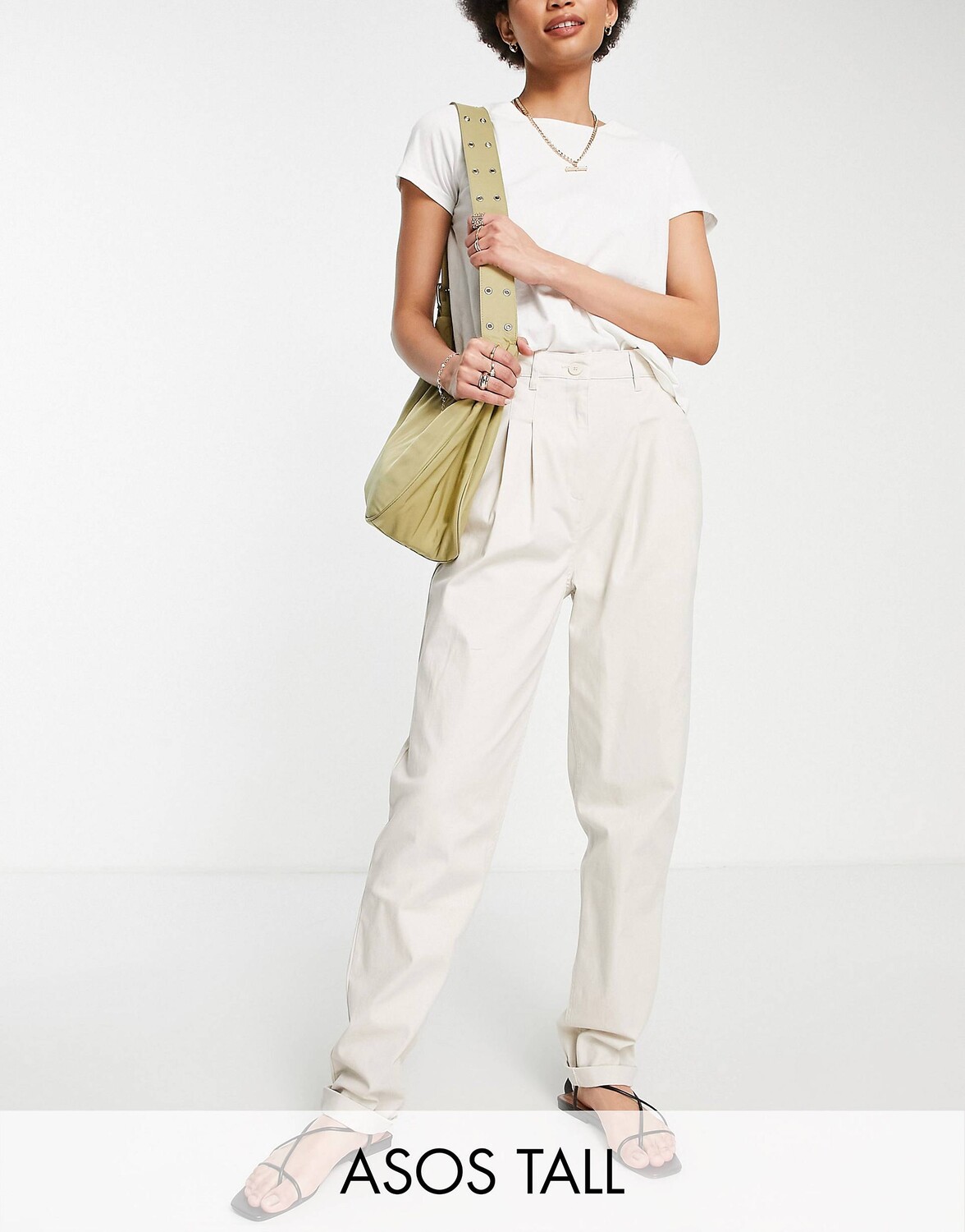 

Черные брюки чинос ASOS DESIGN Tall, Черный