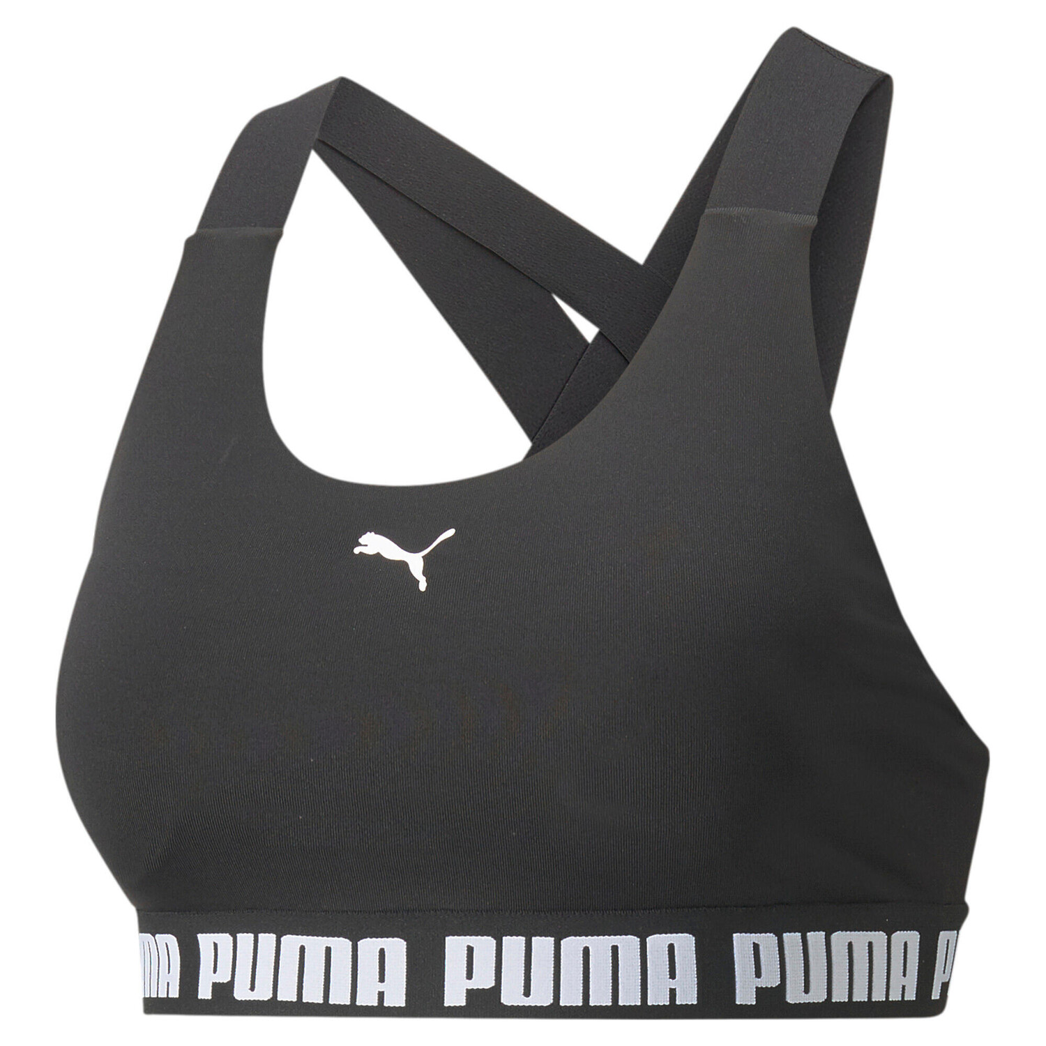

Женский бюстгальтер Puma Mid Impact Feel it, черный