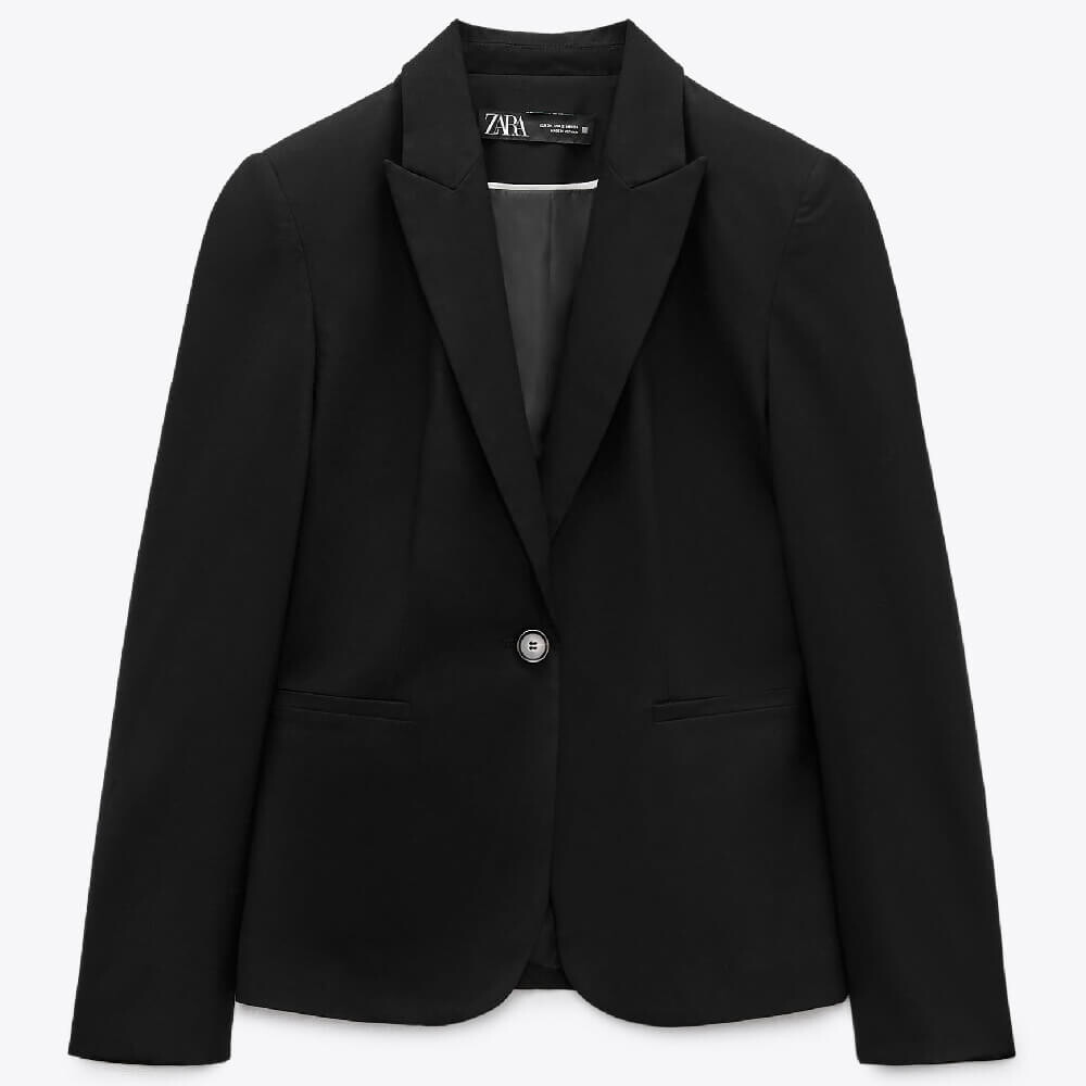 

Пиджак Zara Basic, черный