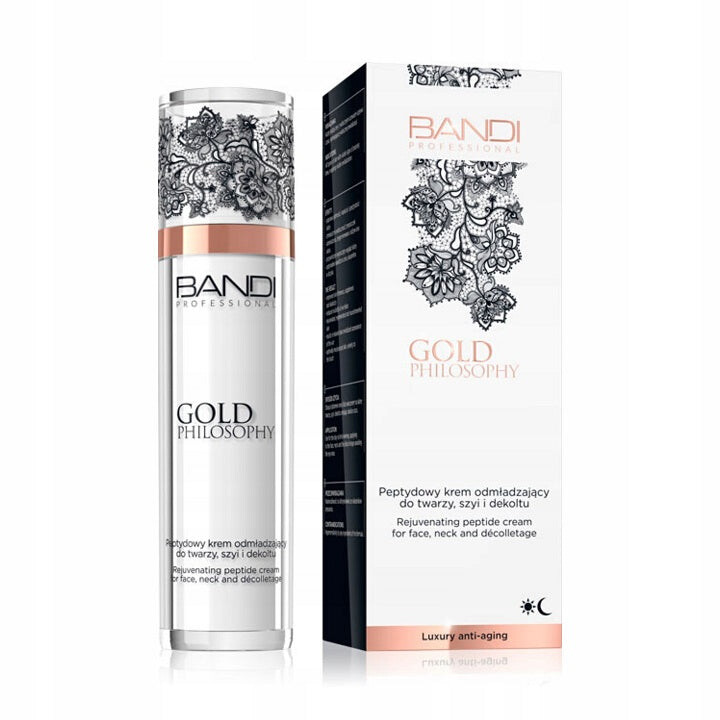 

BANDI Gold Philosophy пептидный омолаживающий крем для лица, шеи и зоны декольте 50мл