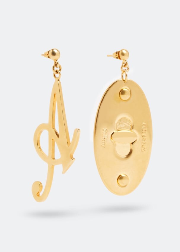 

Серьги AXEL ARIGATO x Mulberry Logo earrings, золотой