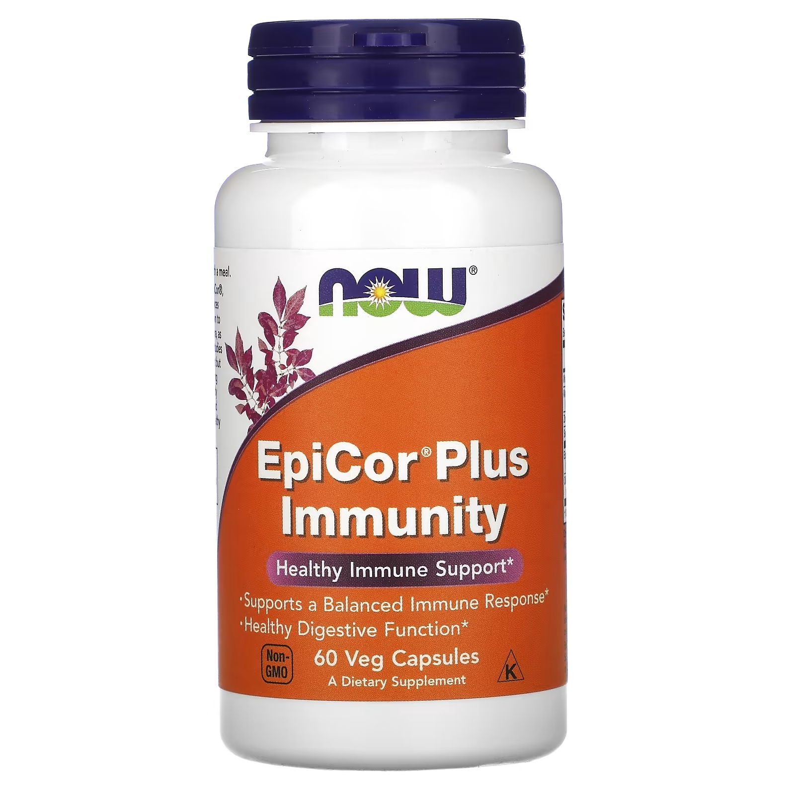 Пищевая Добавка NOW Foods EpiCor Plus Immunity, 60 растительных капсул now foods epicor plus immunity 60 растительных капсул