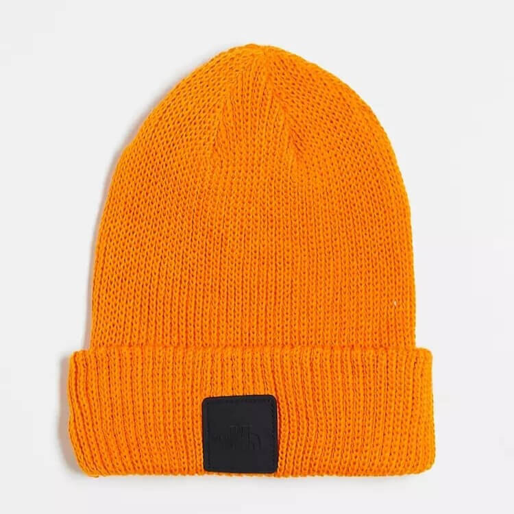 

Шапка The North Face Explore Ribbed, оранжевый