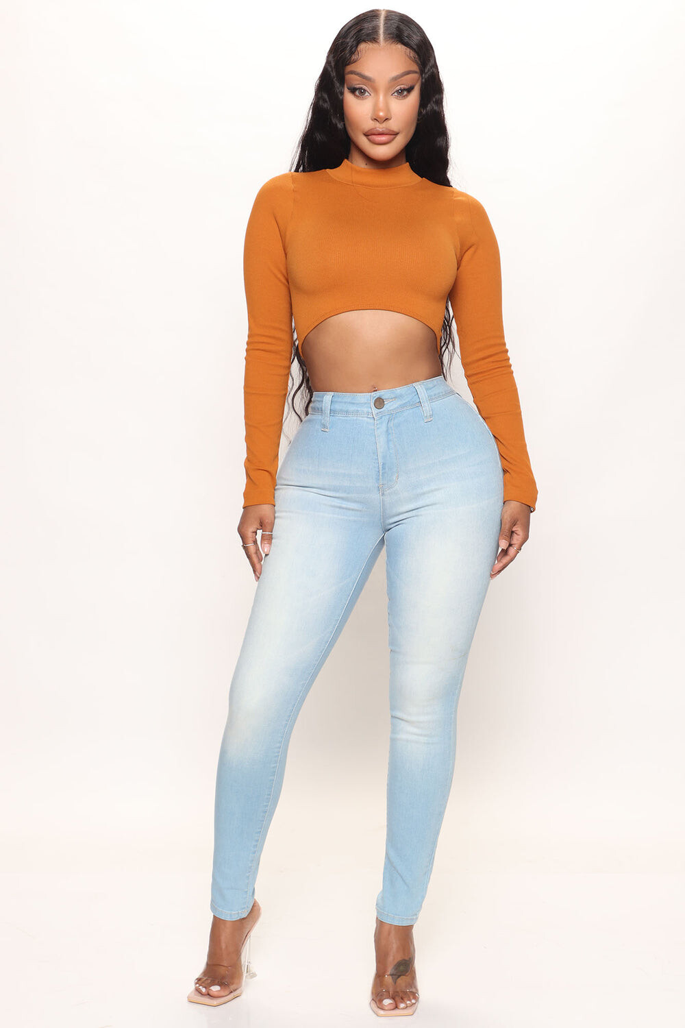 

Джинсы скинни Fashion Nova P804346, синий